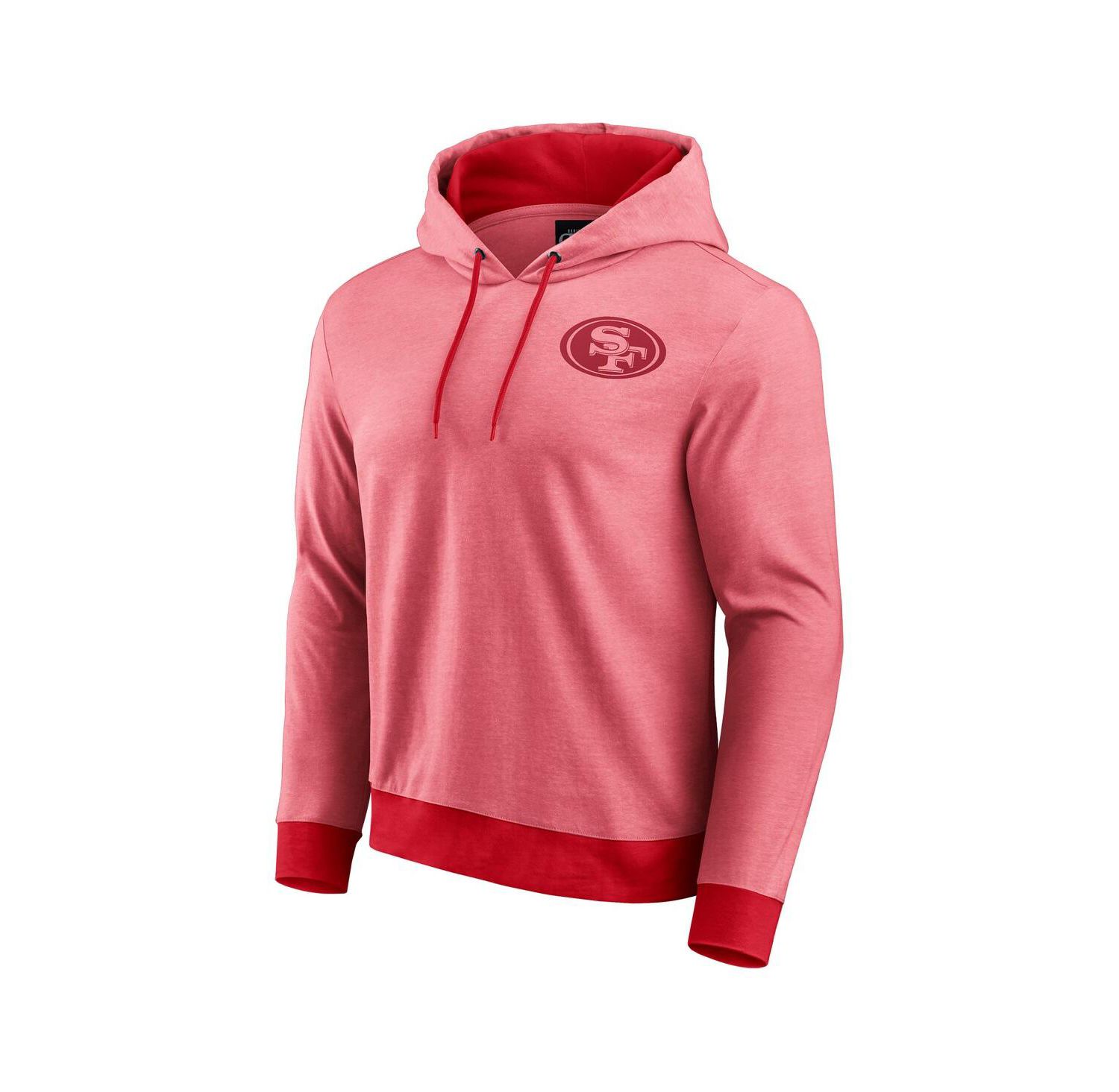 Darius Rucker Collection by Men's Scarlet San Francisco 49ers Tonal Knit Pullover Hoodie