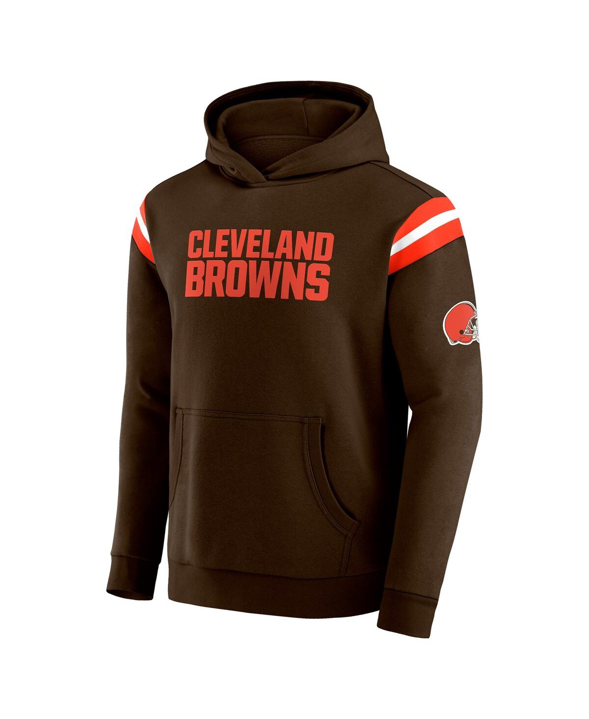 Darius Rucker Collection by Fanatics Men's Brown Cleveland Browns Football Washed Pullover Hoodie