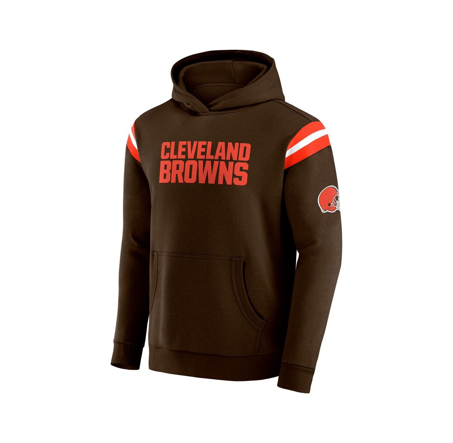 Darius Rucker Collection by Men's Brown Cleveland Browns Football Washed Pullover Hoodie
