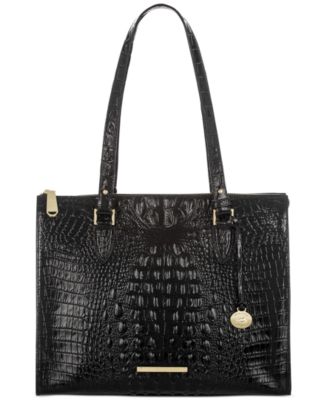 Anywhere Leather Tote, Black Melbourne