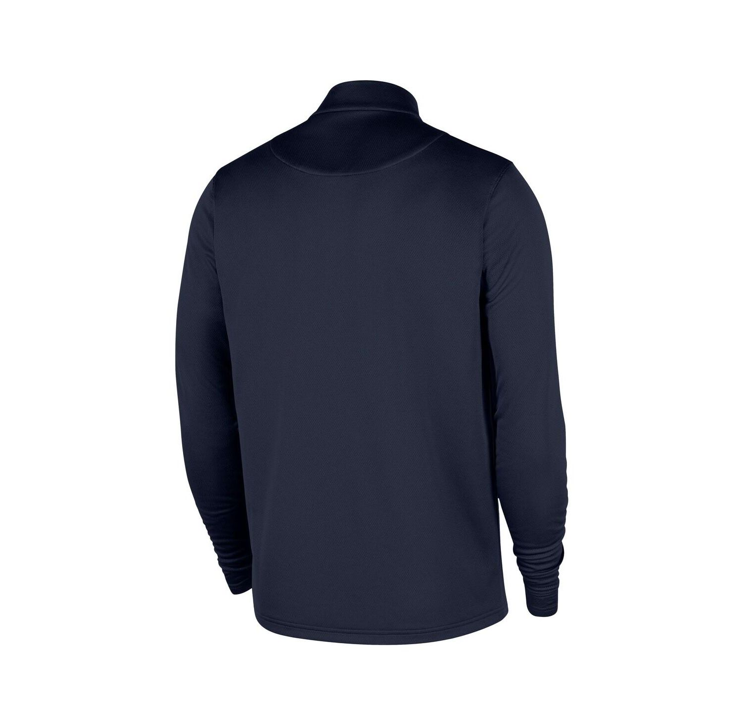 Men's Navy Denver Nuggets 2025/26 Authentic Coaches Quarter-Zip Dri-Fit Sweatshirt