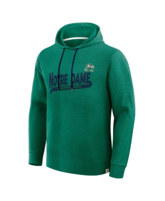 Men's Green Notre Dame Fighting Irish Hometown Premium Huddle Up Long Sleeve Hoodie T-Shirt