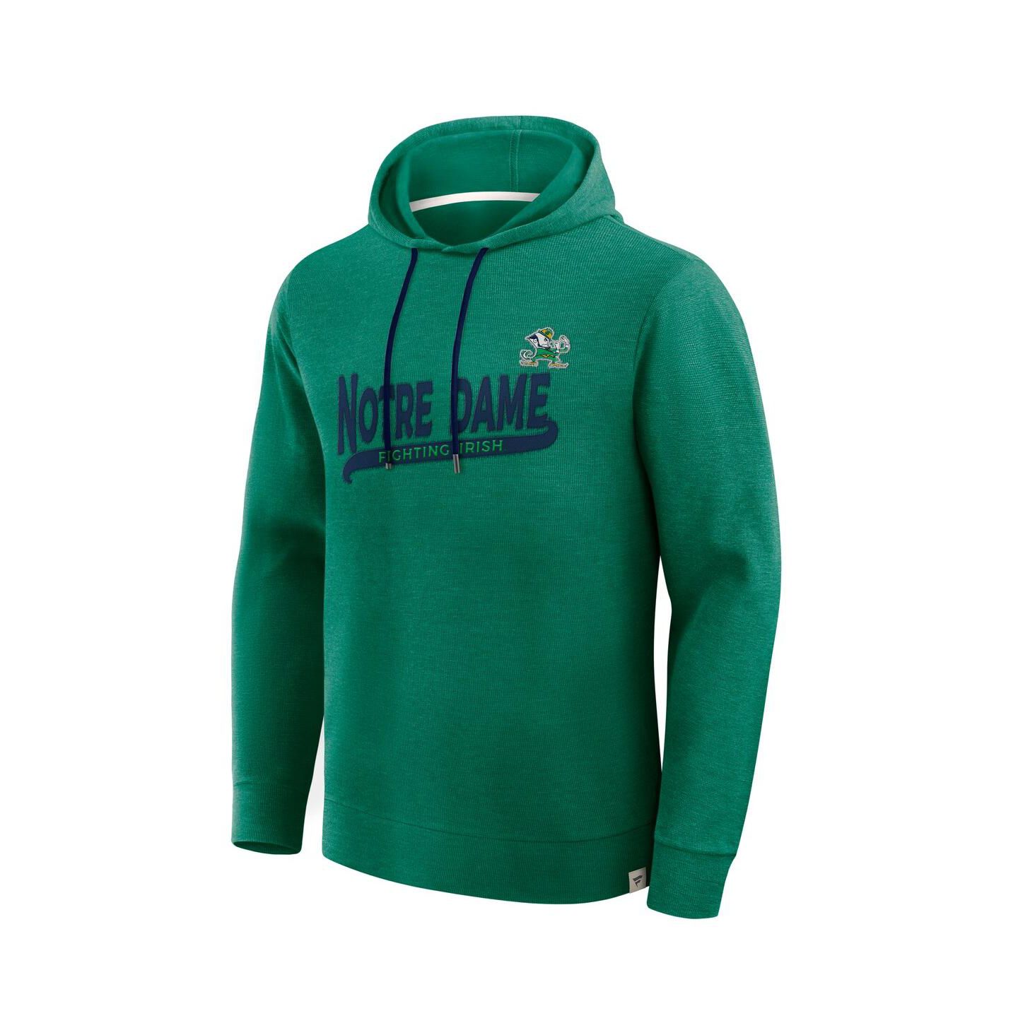 Мужское худи Fanatics Green Notre Dame Fighting Irish Hometown Premium Huddle Up Long Sleeve T-Shirt — фото 4