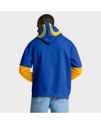 Men's Royal Los Angeles Rams Helmet Pullover Hoodie