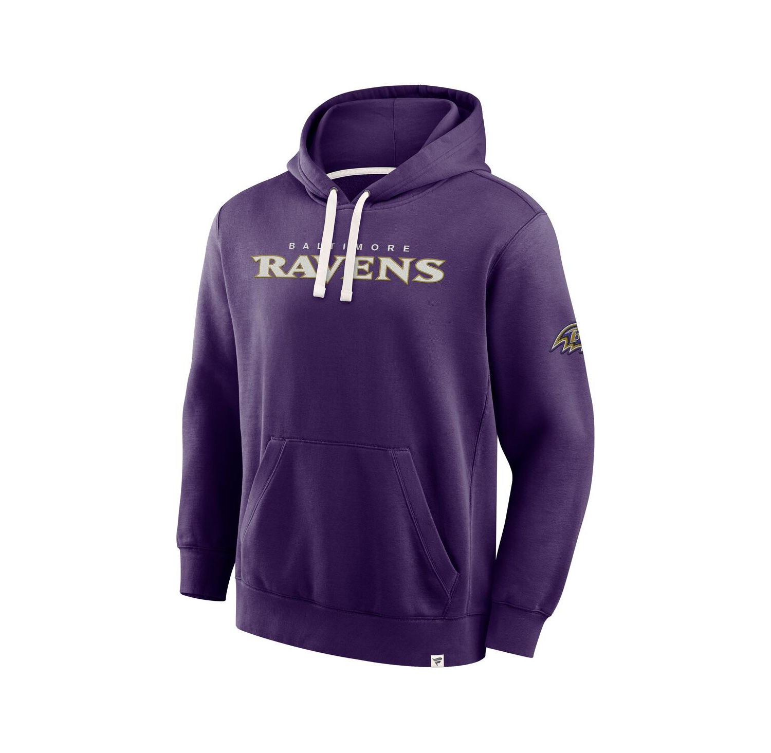 Men's Purple Baltimore Ravens New Horizons Heritage Pullover Hoodie