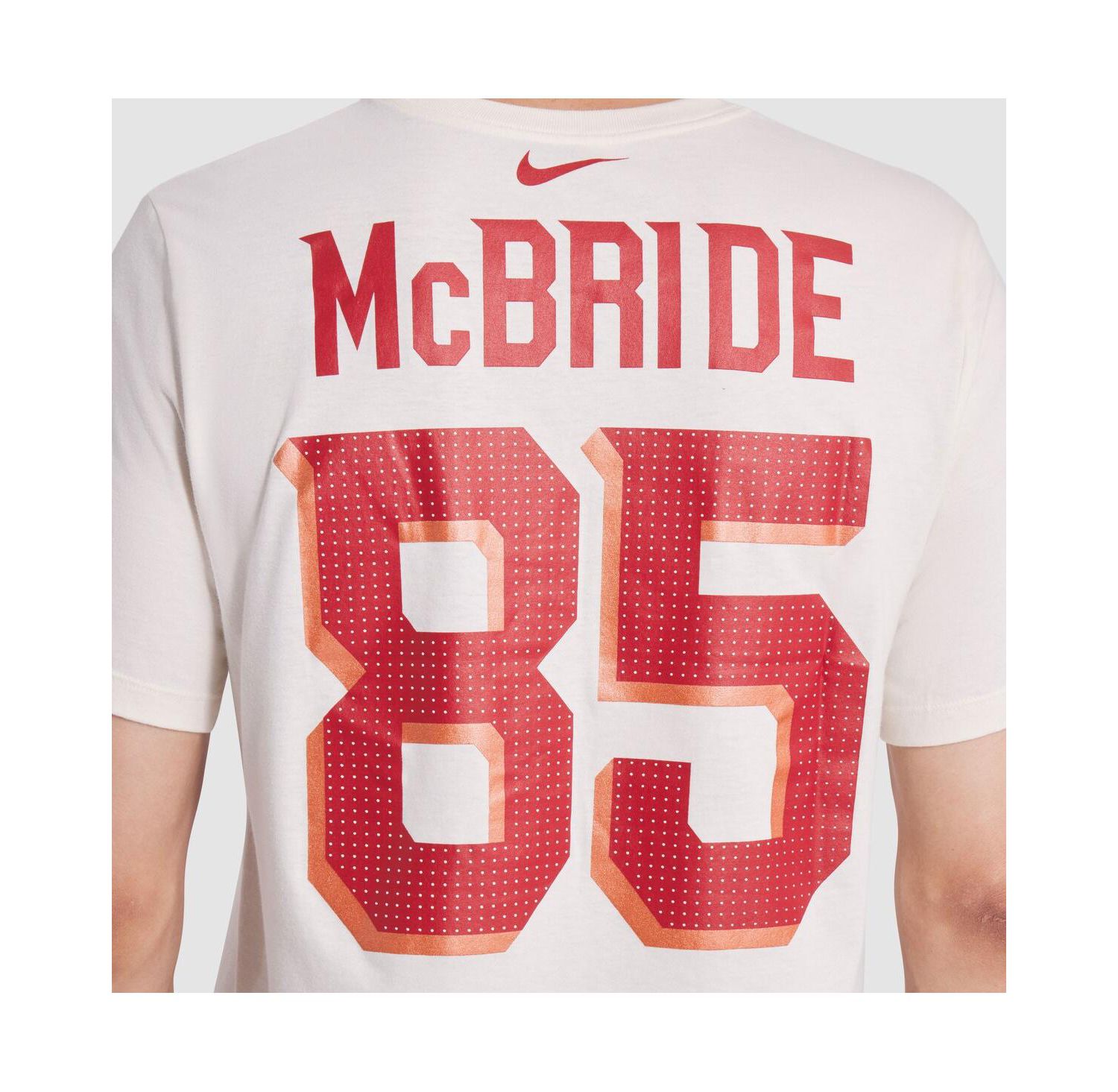 Men's Trey McBride Natural Arizona Cardinals 2025 Rivalries Collection Player Name & Number T-Shirt