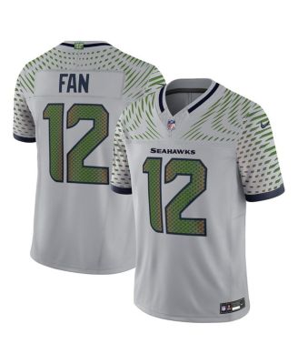 Nike - Men's 12s Wolf Gray Seattle Seahawks 2025 Rivalries Collection Limited Jersey