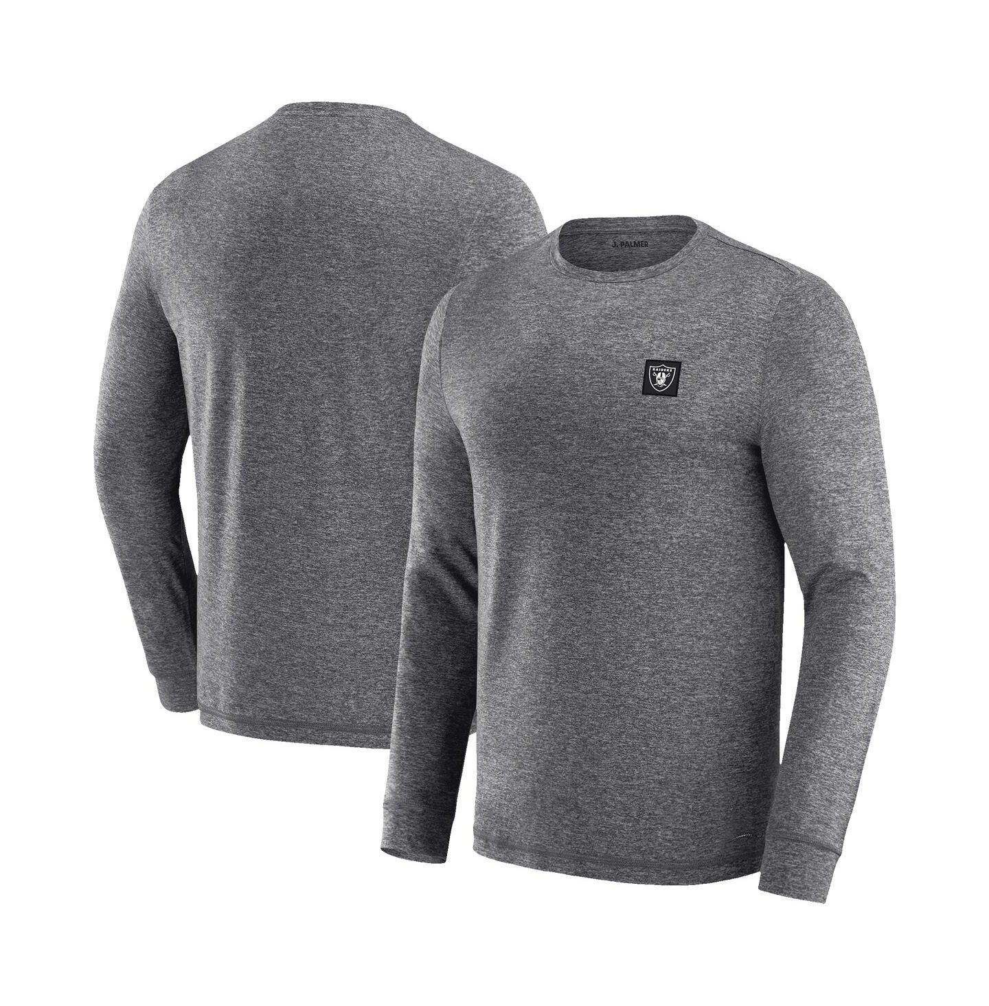 Мужская футболка J. Palmer Black Las Vegas Raiders Four Down Long Sleeve — фото 1