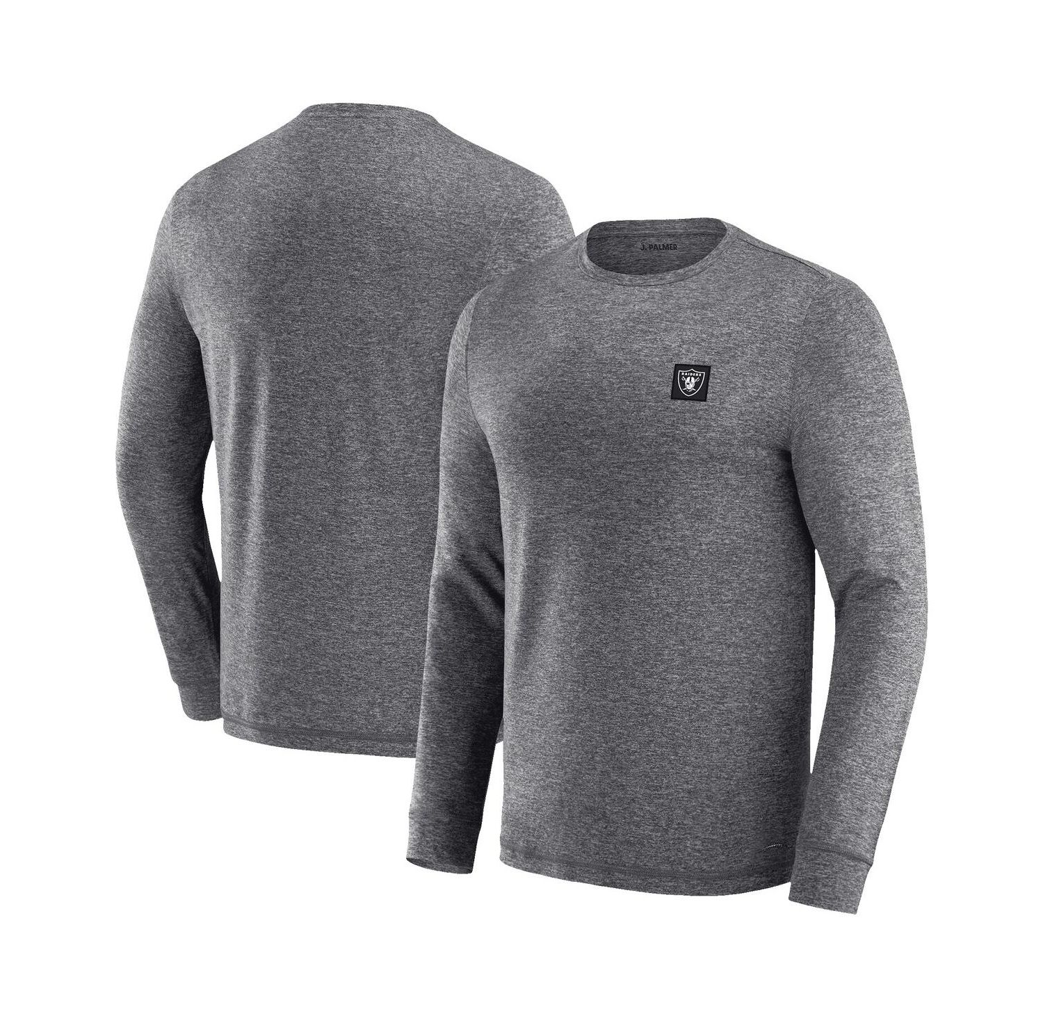 Men's Black Las Vegas Raiders Four Down Long Sleeve T-Shirt