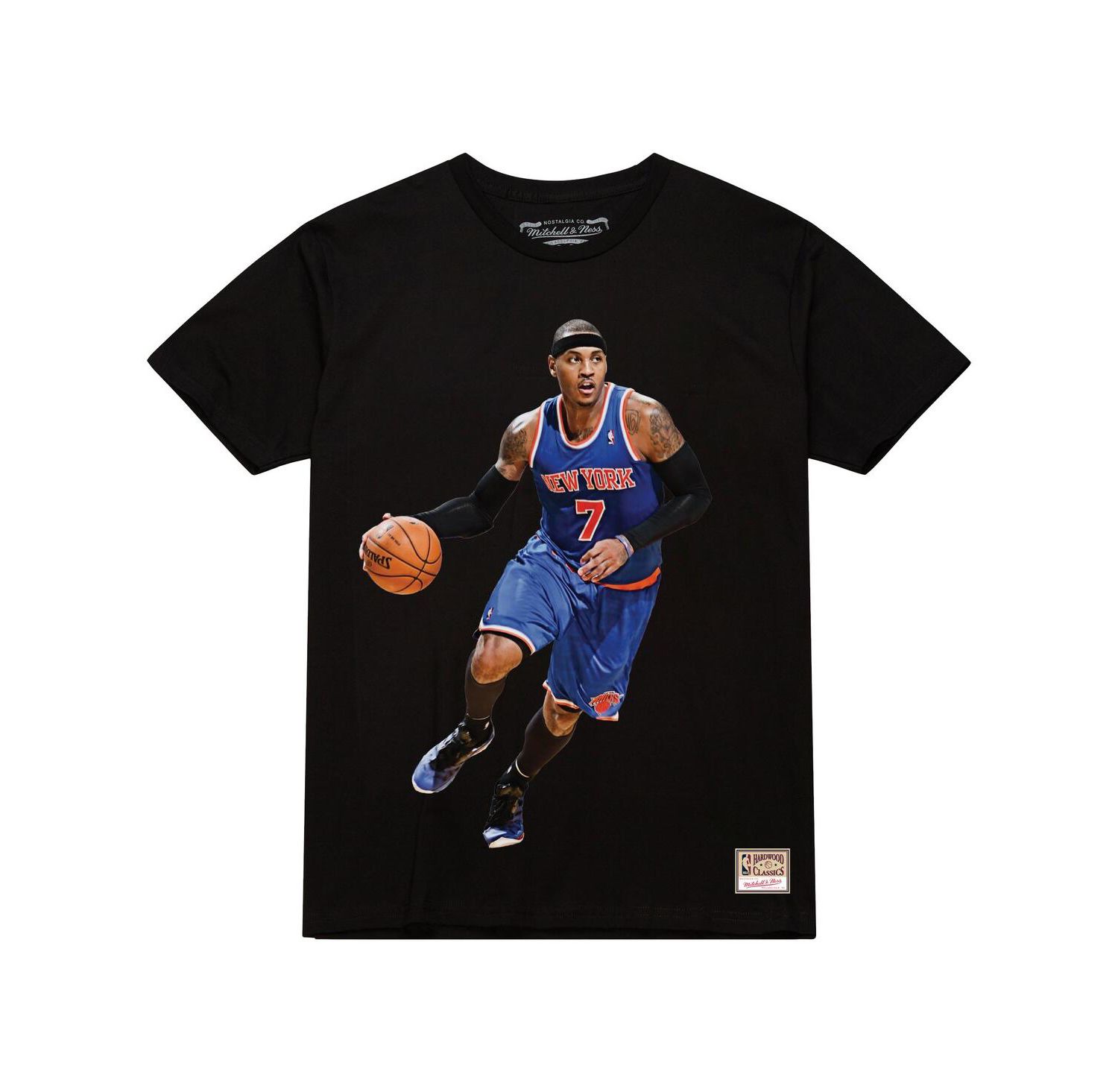 Men's Carmelo Anthony Black New York Knicks Ultimate Player Name & Number T-Shirt