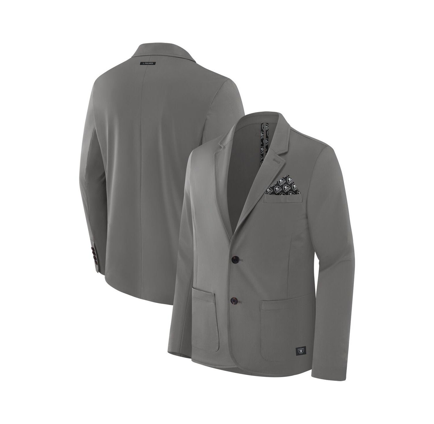 Men's Graphite Las Vegas Raiders Man-In-Motion Blazer