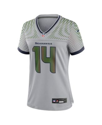 Women's Sam Darnold&nbsp;Wolf Gray Seattle Seahawks 2025 Rivalries Collection Game Jersey