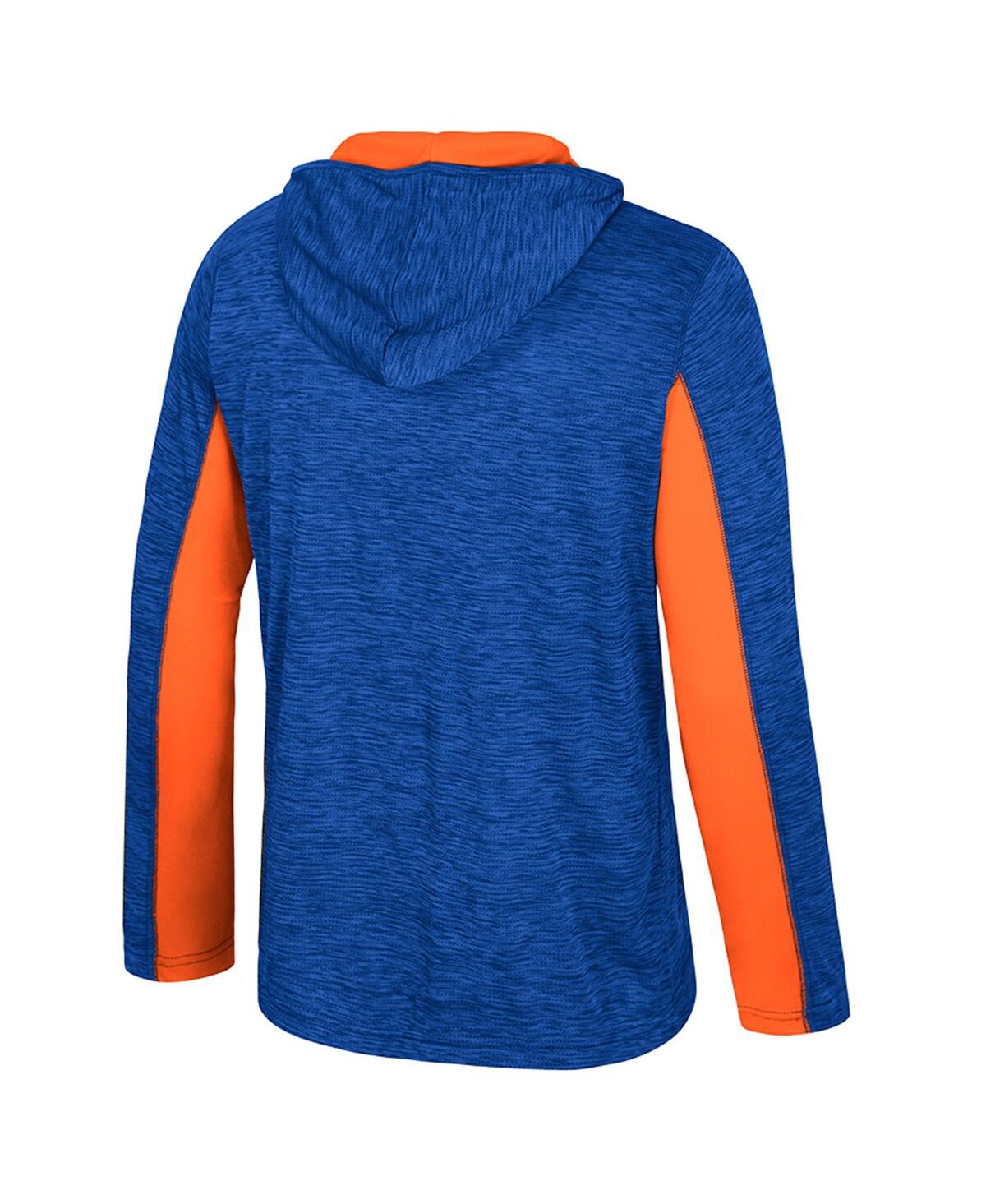 Colosseum Men's Royal Boise State Broncos Always Sunny Quarter-zip Hoodie In Blue