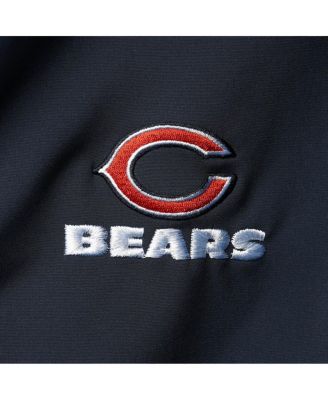 Men's Navy Chicago Bears Circle Softshell Fleece Full-Zip Jacket