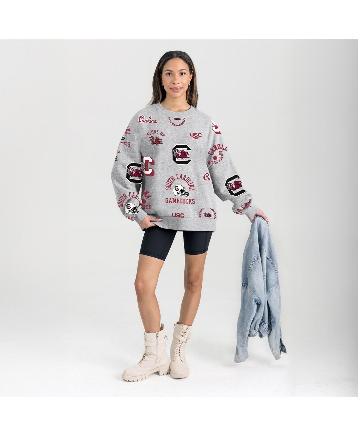 Gameday Couture Women's Gray South Carolina Gamecocks Always On Repeat Fleece Sweatshirt In Gray