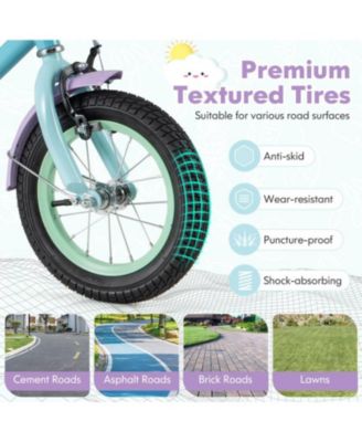 12 Inch Kids Bike with Adjustable Handlebar and Saddle