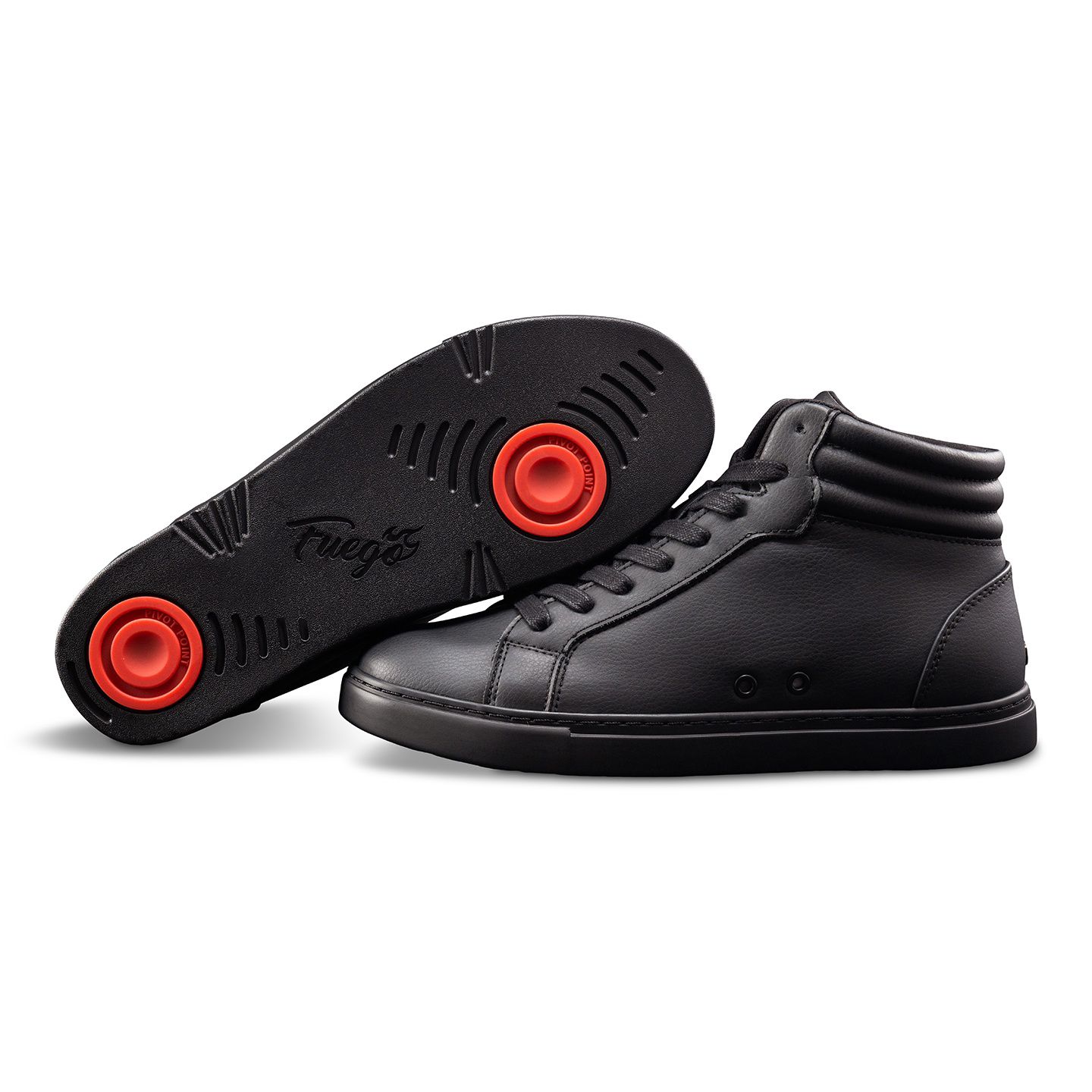 Женские кроссовки Fuego All-black High-top, цвет: Чёрный — фото 6