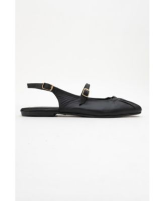 Britney Leather Closed-Toe Sandal (Women)