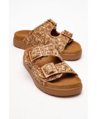 Milana Leather Double Strap Sandal (Women)