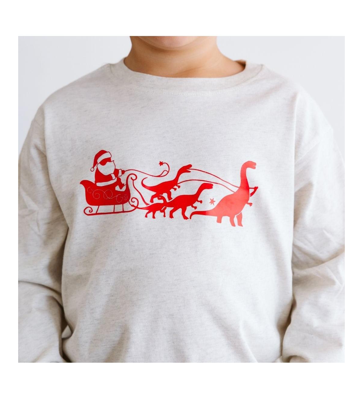 Sweet Wink Toddler Boys Dino Christmas Long Sleeve Shirt