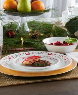 Winter Berries 18 Pc. Dinnerware Set, Service For 6