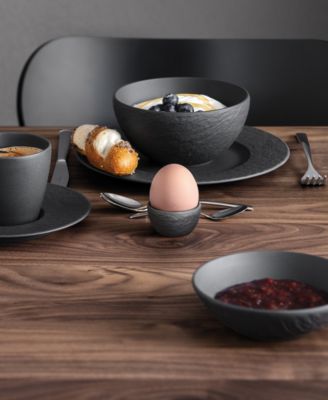 Manufacture Rock Salt & Pepper Cellars, Set of 6