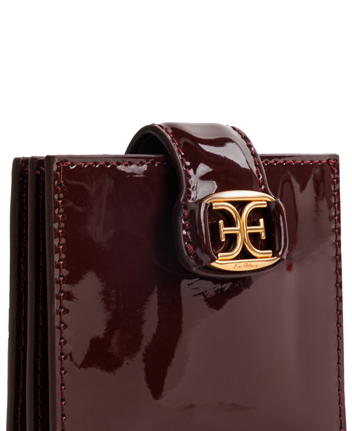 Sam Edelman Holiday Accordian Wallet In Burgundy