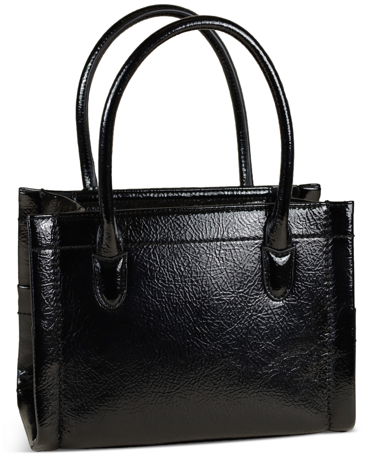 Sam Edelman Holiday Bottom Embossed Small Satchel Bag In Black
