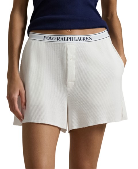 Женские Polo Ralph Lauren Women's Waffle Pull-On Boxer Shorts