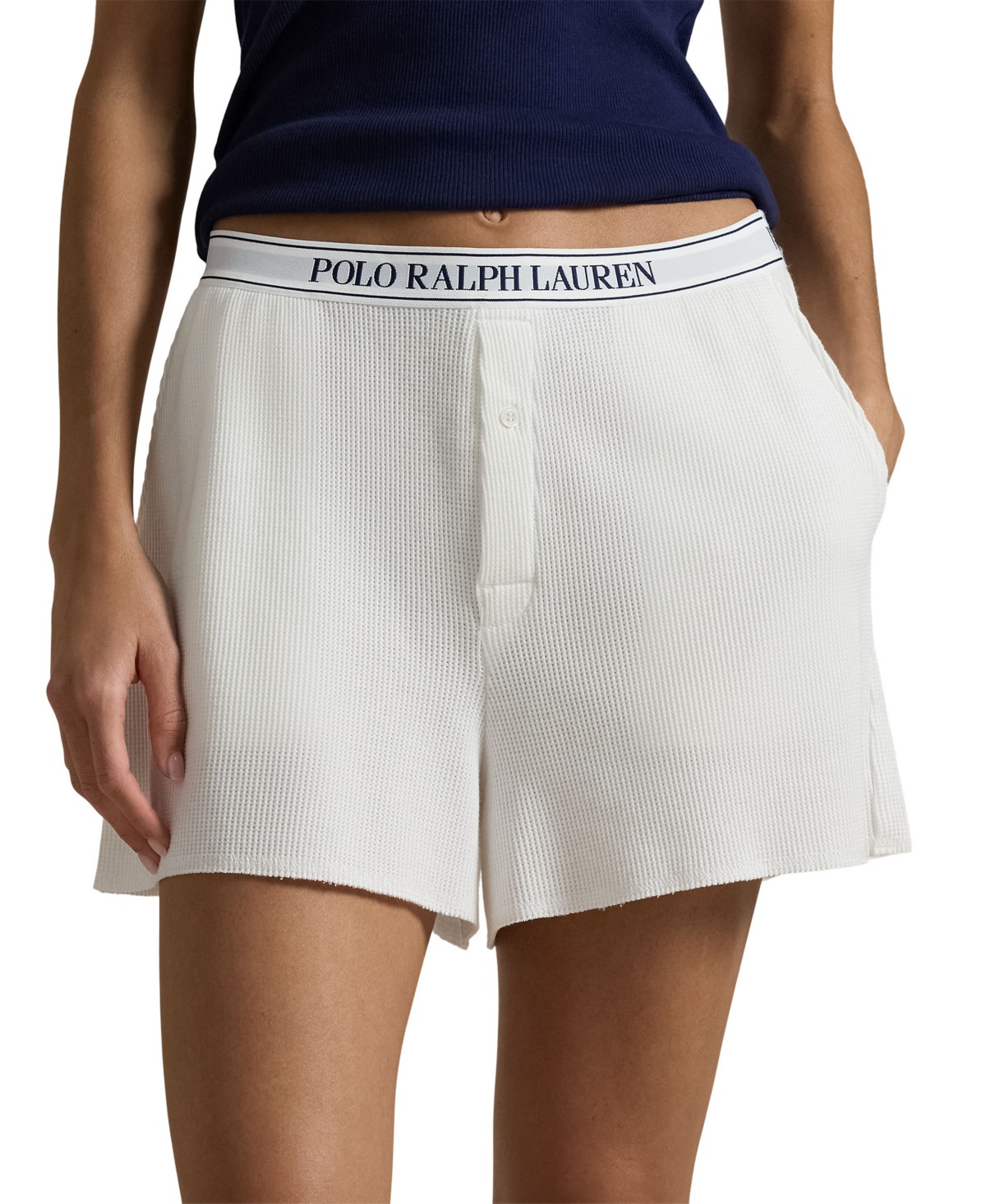 Женские Polo Ralph Lauren Women's Waffle Pull-On Boxer Shorts — фото 1