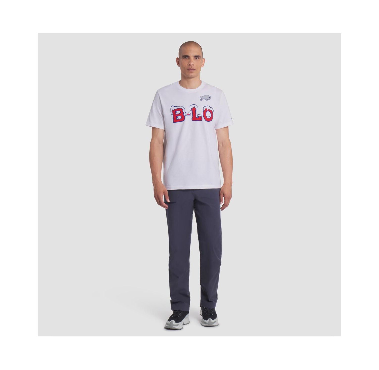 Men's White Buffalo Bills 2025 Rivalries Collection Essential T-Shirt