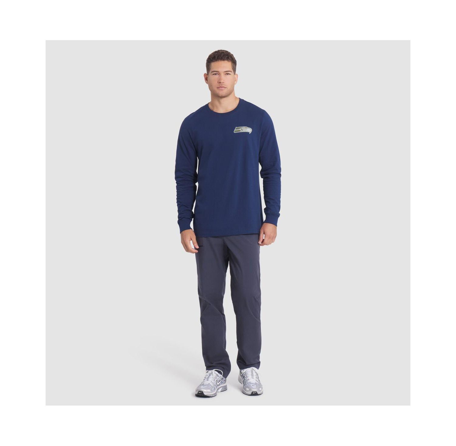 Men's College Navy Seattle Seahawks 2025 Rivalries Collection Essential Long Sleeve T-Shirt