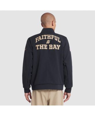 Men's Black San Francisco 49ers 2025 Rivalries Collection Sideline Full-Zip Bomber Jacket