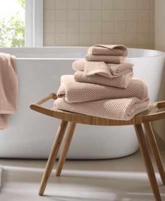 Diagonal Ribbed Cotton 6-Pc. Towel Set