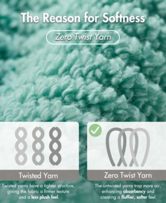 Diagonal Ribbed Cotton 6-Pc. Towel Set