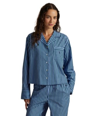 Women's 2-Piece Buttoned Shirt and Pants Pajama Set