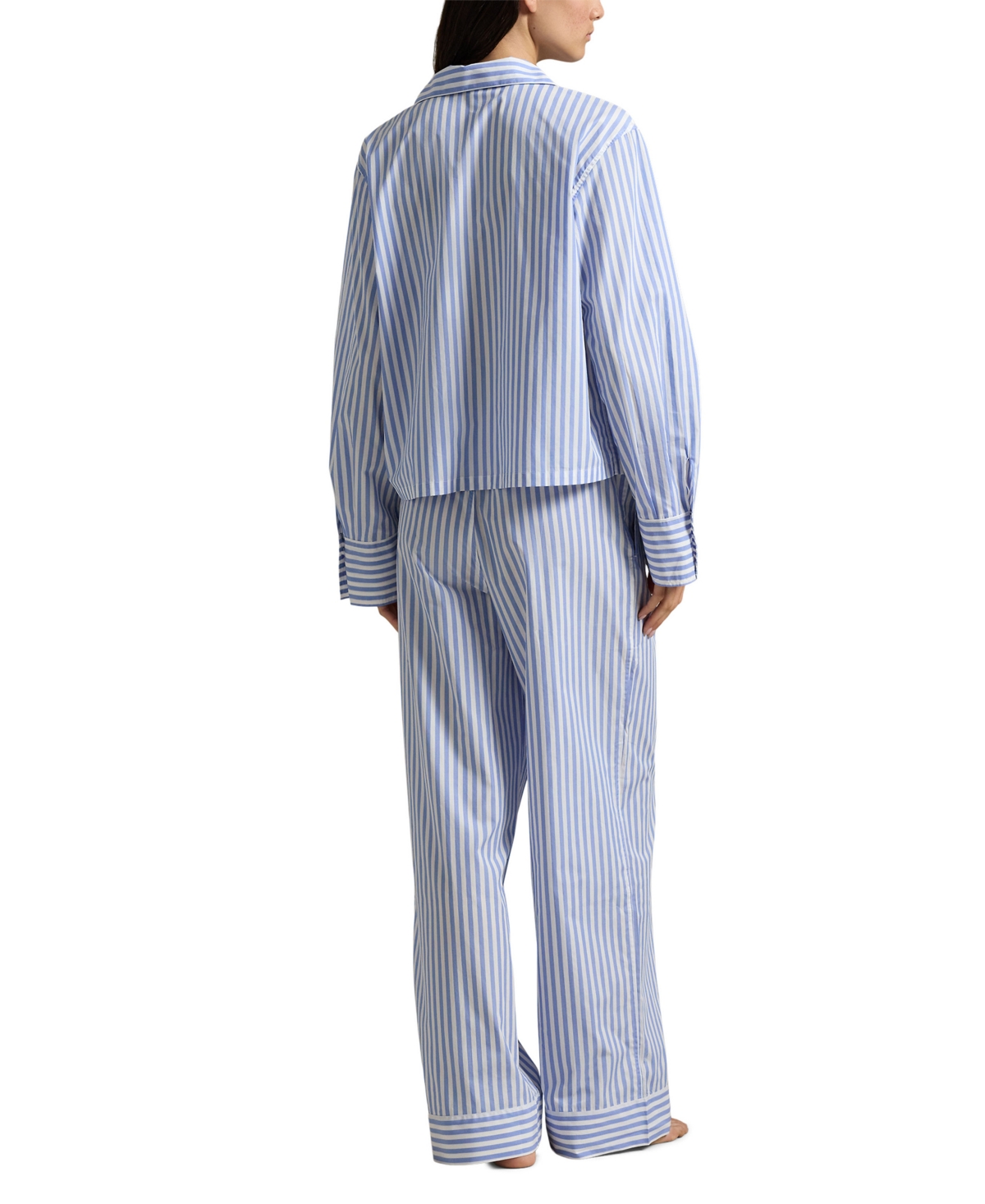 Polo Ralph Lauren Women's 2-piece Buttoned Shirt And Pants Pajama Set In Multi