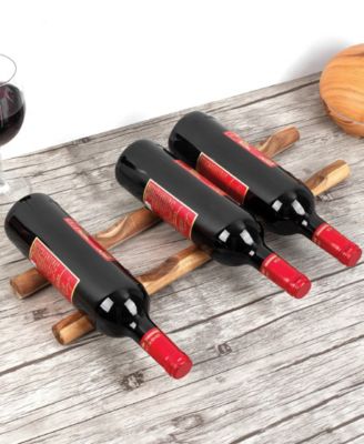 Acacia Wood Wine Sticks, Set of 2