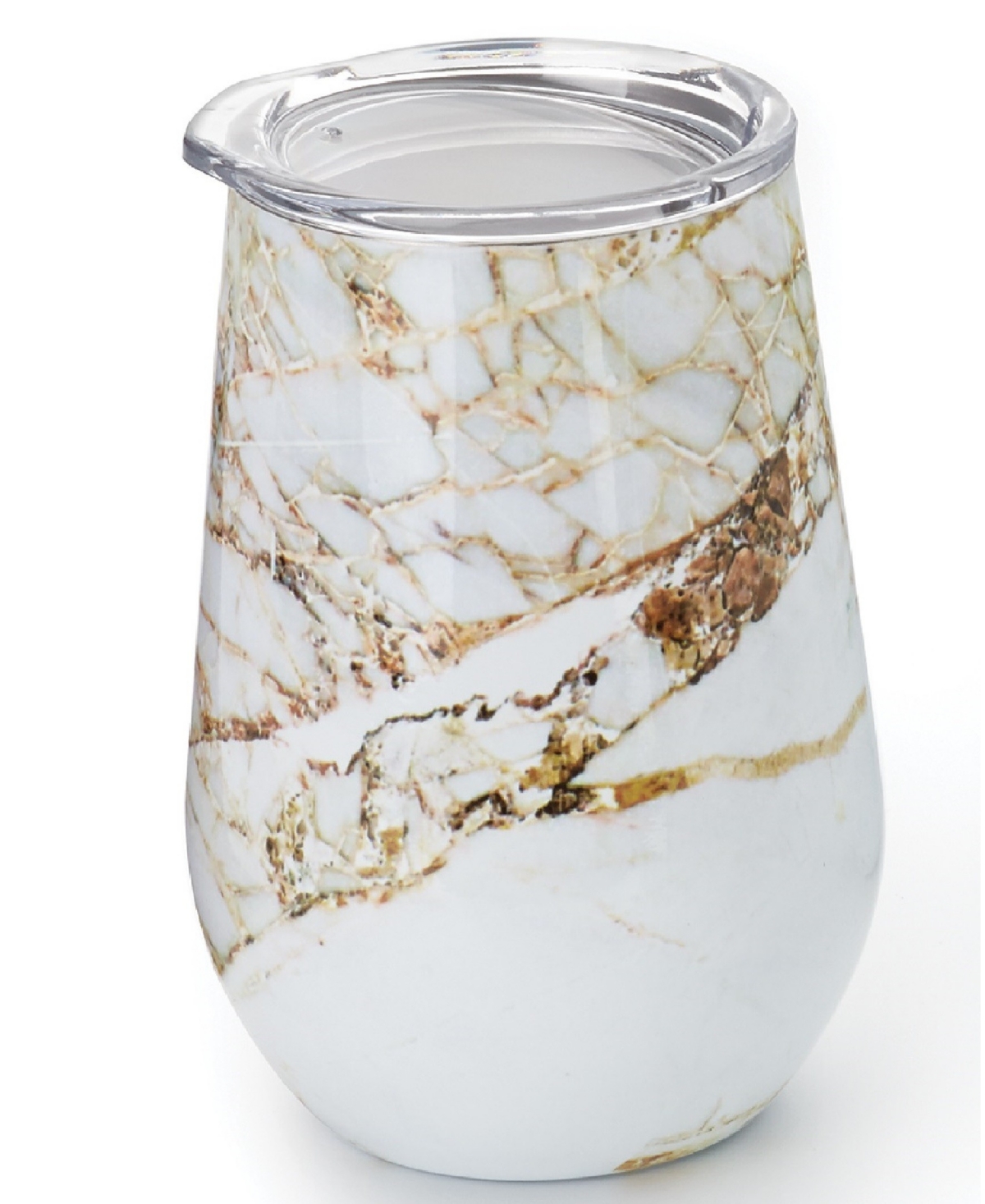 Outset Wine Tumbler Copper Marble, Set Of 2