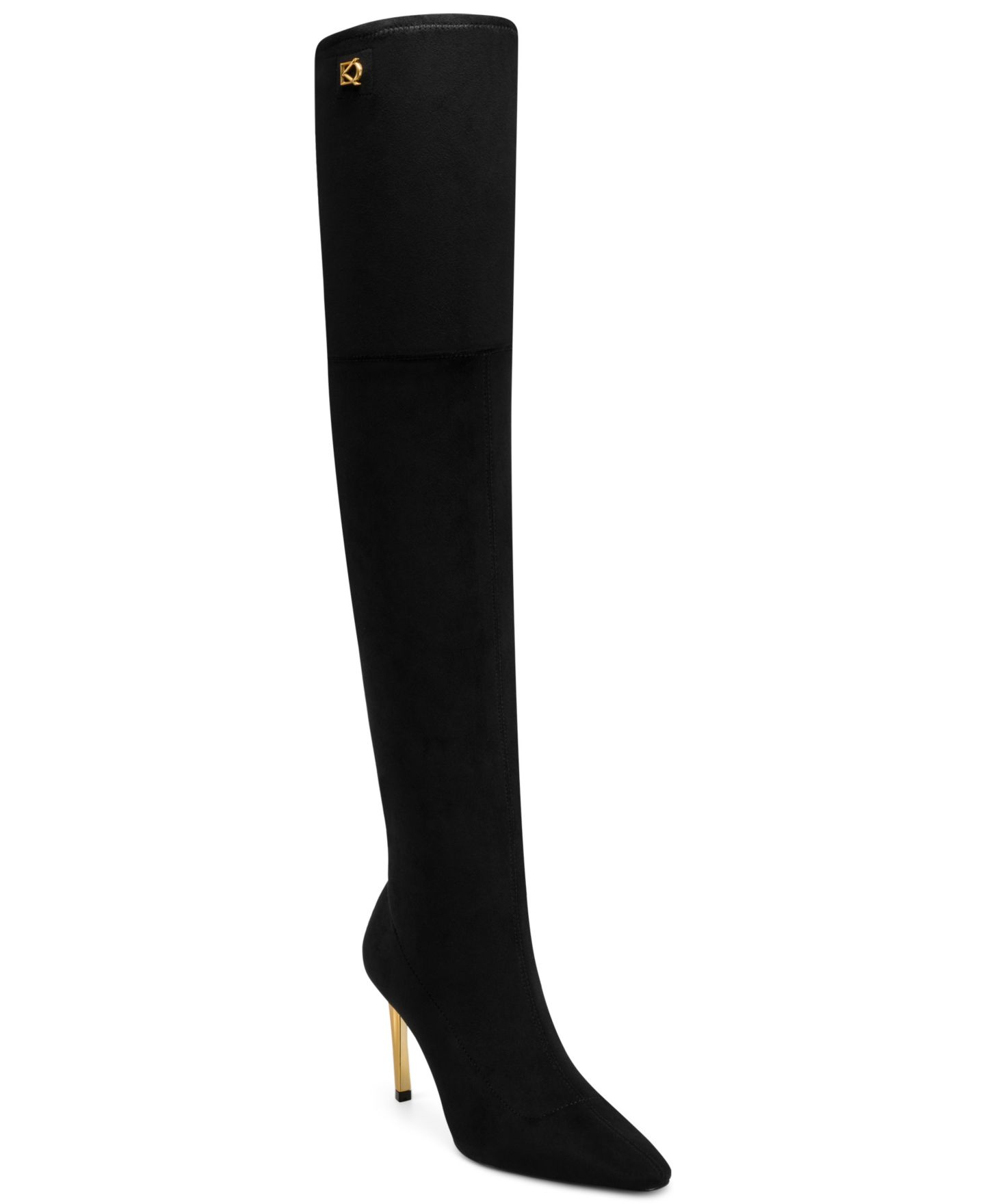 Женские ботинки Donna Karan New York Over the Knee, цвет: Чёрный — фото 1