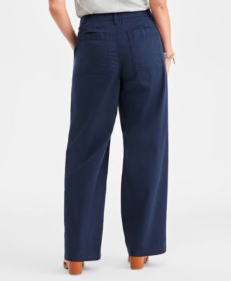 Petite Pleated Pants, Macy's Exclusive