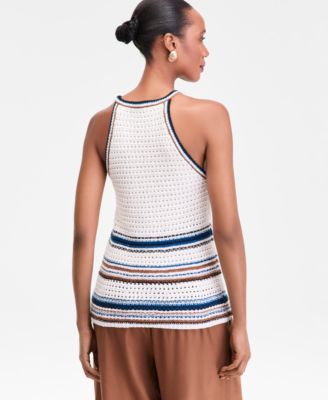Women's Sleeveless Crochet Sweater, Macy's Exclusive