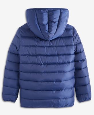 Boys' 5-20 Check Puffer Jacket, Macy's Exclusive