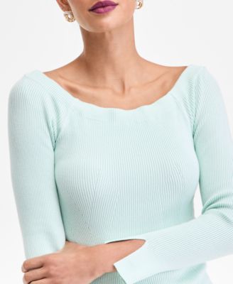 Women's Wide-Neck Sweater