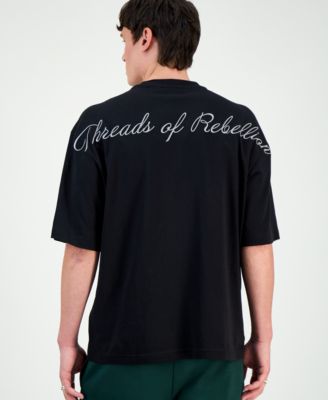 Men's Dabilo Oversized Short-Sleeve Crewneck Graphic T-Shirt