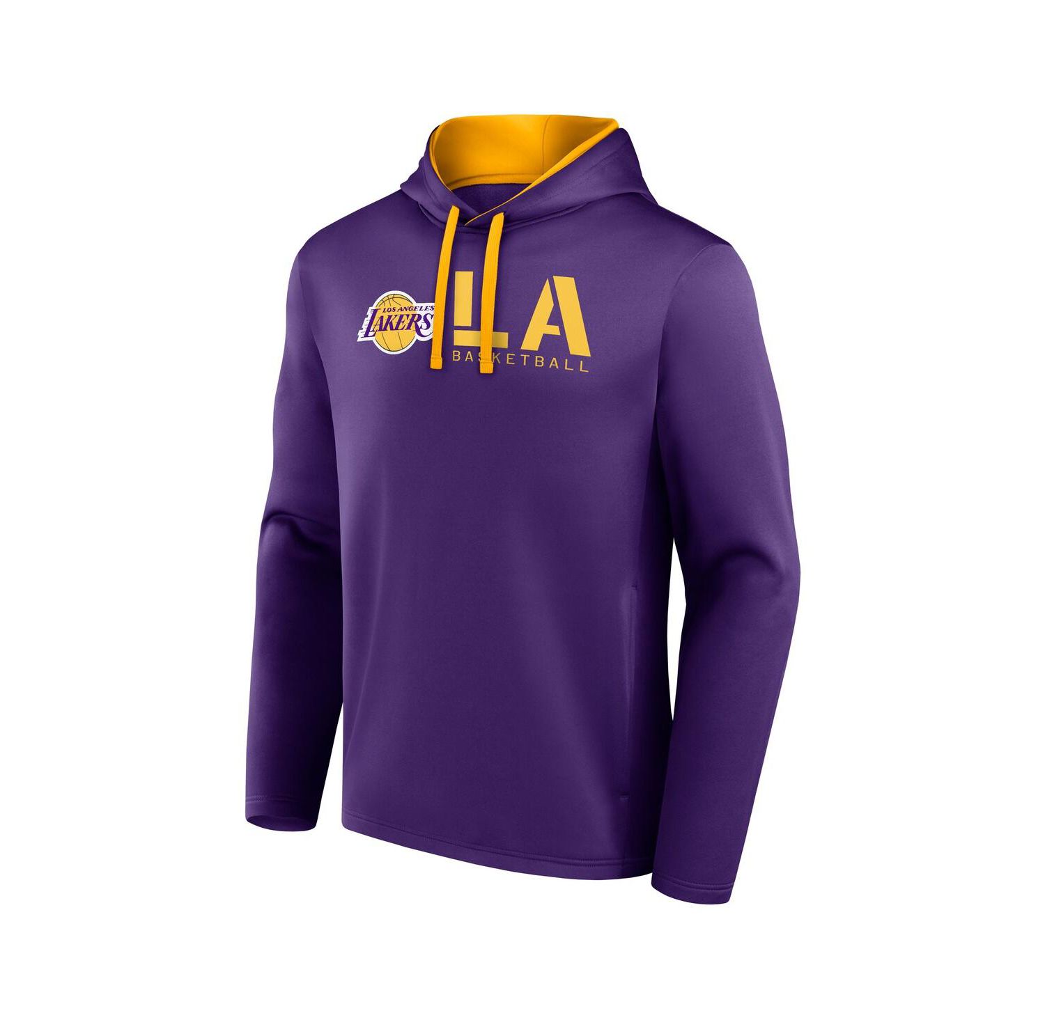 Men's Purple Los Angeles Lakers Head Start Pullover Hoodie