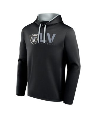 Men's Black Las Vegas Raiders Head Start Pullover Hoodie