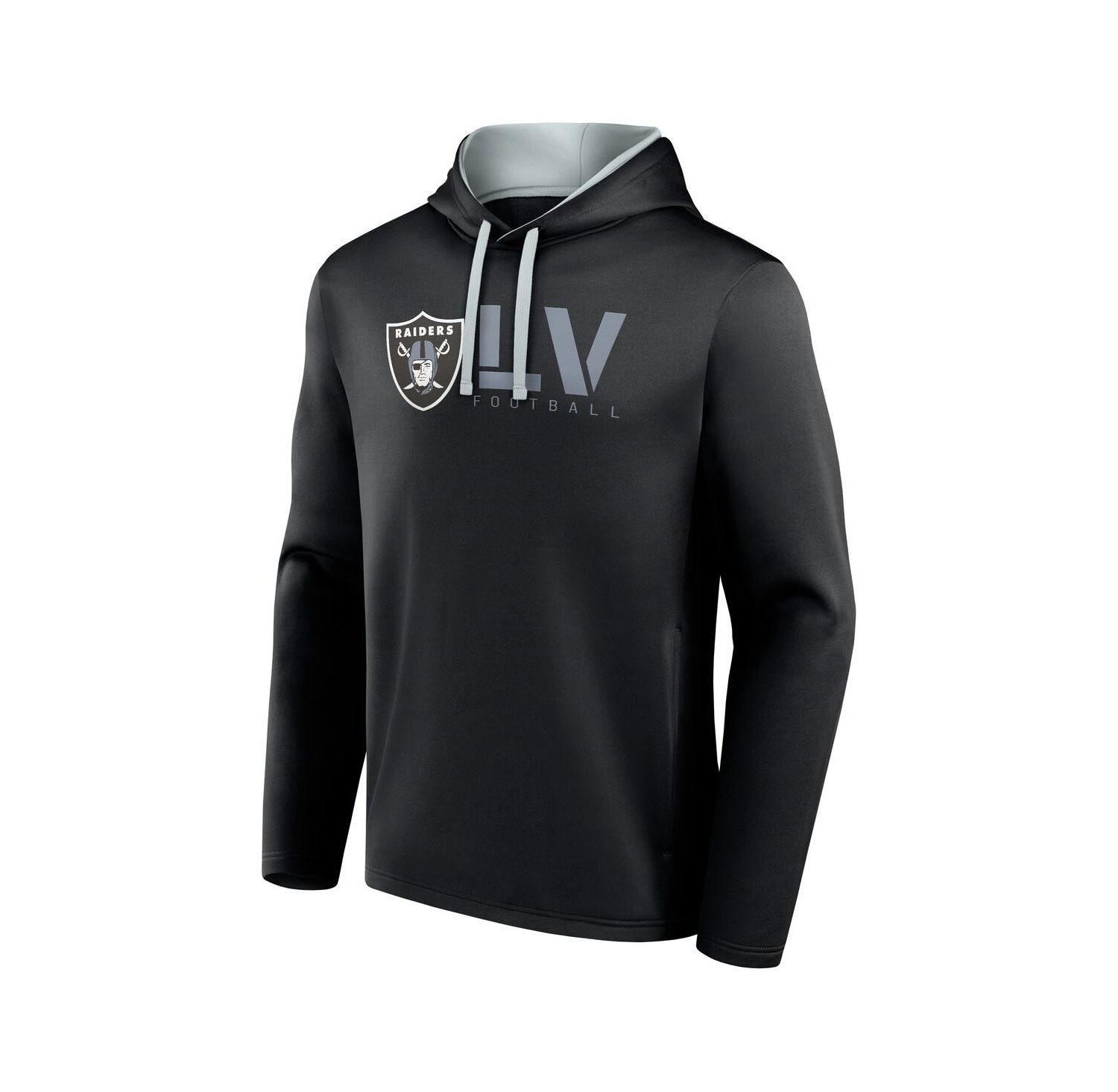 Men's Black Las Vegas Raiders Head Start Pullover Hoodie