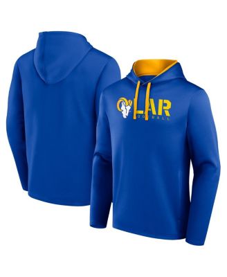 Logo Athletic - Men's Royal Los Angeles Rams Head Start Pullover Hoodie
