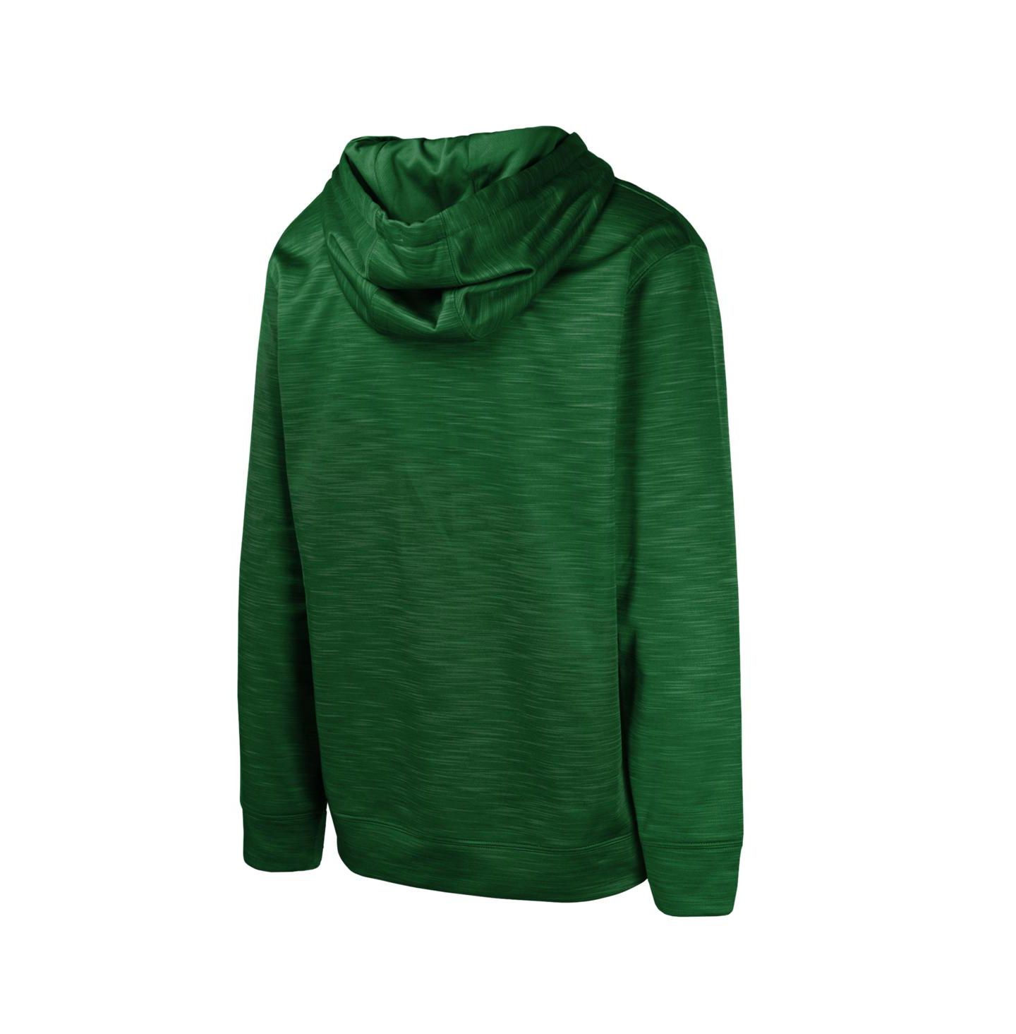 Мужское худи Outerstuff Green New York Jets Streak Fleece Pullover — фото 3